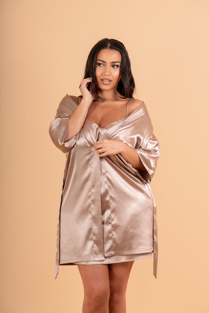 KIMONO & NUISETTE PERSONNALISÉ MOCHA