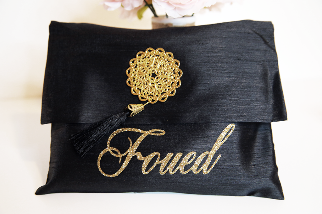 TAPIS PRIÈRE ET TASBIH NOIR