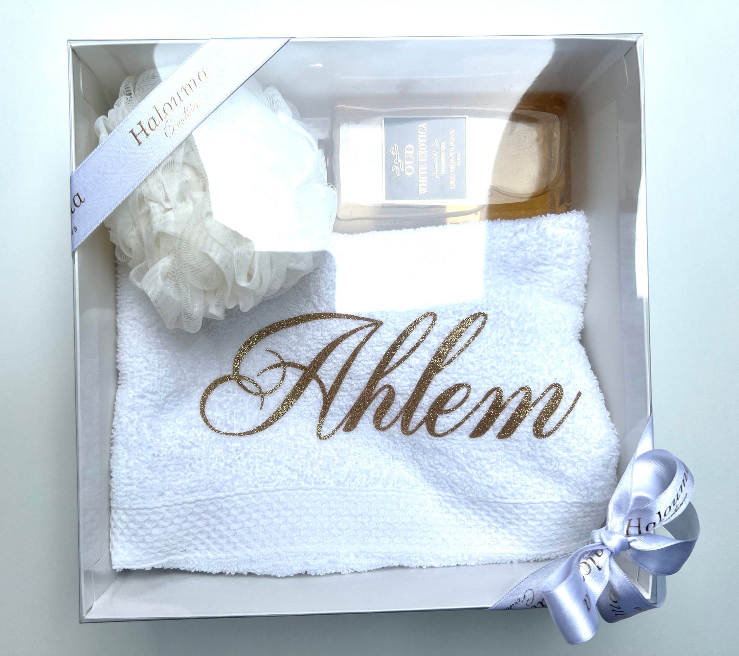 BOX BAIN SERVIETTE PERSONNALISÉE