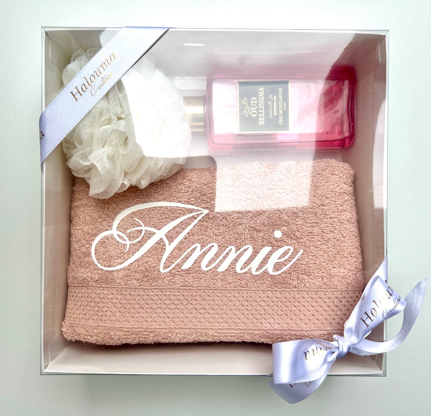 BOX BAIN SERVIETTE PERSONNALISÉE