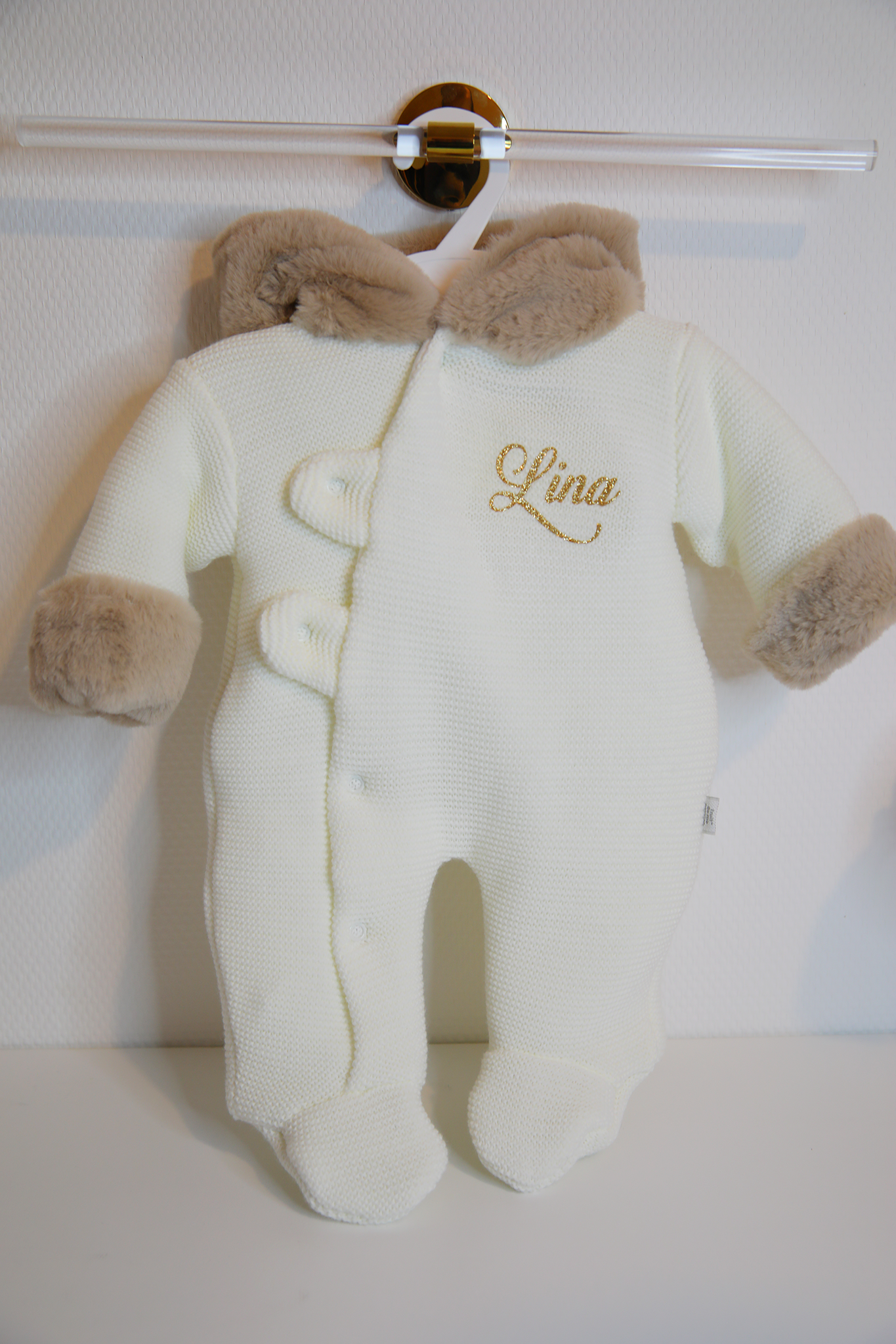COMBI PILOTE MAILLE BÉBÉ PERSONNALISÉ