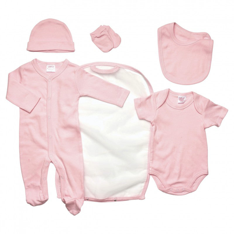 BABY BOX COTON PERSONNALISÉ ROSE